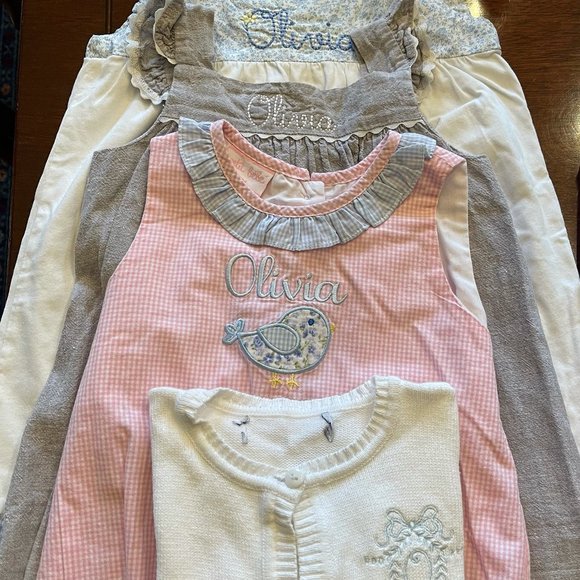 Size 24 months Monogrammed "Olivia" Clothing - Picture 1 of 10